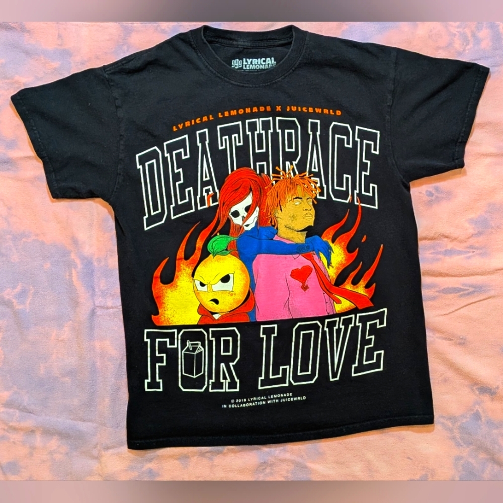 Lyrical Lemonade X Juice Wrld Deathrace For Love Tour Shirt Tee S 2019 Concert